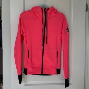 Adidas track hoodie jacket XS